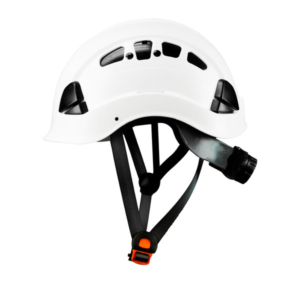 White Safety Helmet  with Adjustable Vents