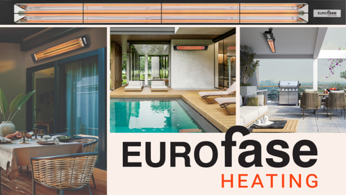 Now Available: Eurofase Infrared Patio Heaters with Exclusive 4-Year Warranty from Alfresco Heating