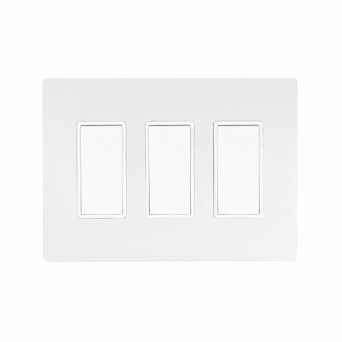 Eurofase EFSSPW3 On/Off Switch with White Screwless Plate and Box