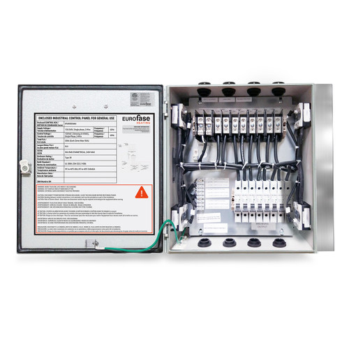 Eurofase EFURCB24M4 4 Zone 120V to 240V Universal Relay Control Box