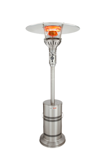 evenGlo GA201M2 portable propane patio heater, 316 stainless steel
