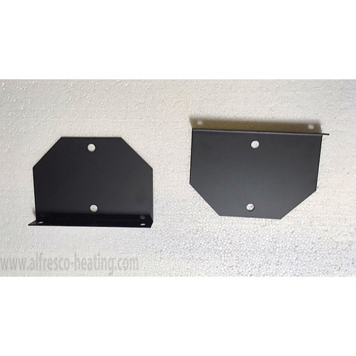 Pair L Brackets, Black, SunPak, 32042