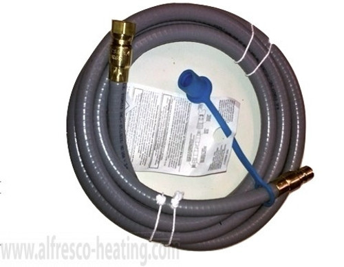 Quick Disconnect Gas Hose Only, 12 Feet