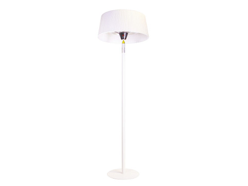 Glow White Standing Electric Patio Heater by Paragon. 120 Volts