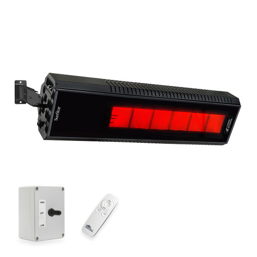 SunStar SGL35-N10-MG Overhead Gas Patio Heater with Remote Control