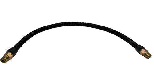 Quiet Flex Gas Connector, Black, 28"