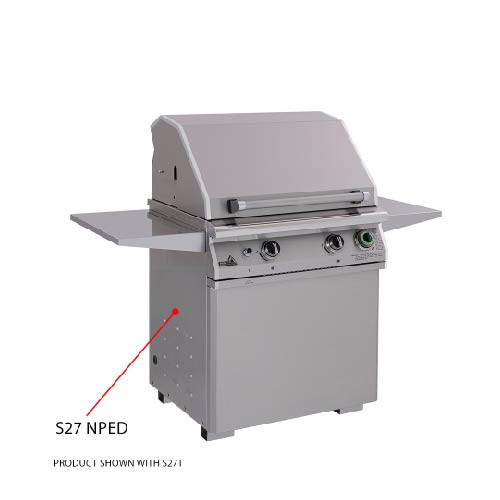 PGS Newport Legacy grill with Fixed base S27NPED (shown with S27T Grill)