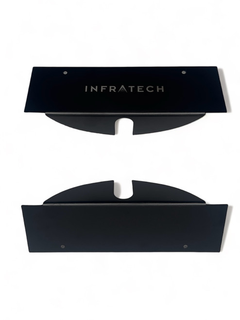 Infratech 24-1210BL 90 degree angle Single-Element Heater End Reflectors, Black
