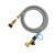 Double Quick Disconnect Gas Hose Kit, 12 Feet