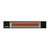SunPak S25 Black Overhead Gas Patio Heater, front view