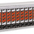 SunPak S34S Stainless Steel Overhead Gas Patio Heater, grill detail