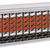 SunPak S34-TSH, Stainless Two-Stage Hard Wired Permanent Gas Patio Heater – close-up detail