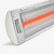 Infratech C-2524Wh(21-3100) 2500 Watt 240V C-Series Infratech Electric Patio Heater white
