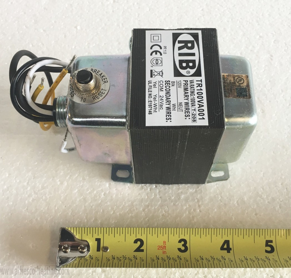 150VA Transformer, 120 volts to 24 volts AC