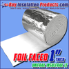 Foil-Faced Insulfrax LT Ceramic Blanket (1" Thick)