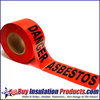 Red Barrier Tape (Danger Asbestos)