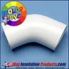 Color PVC 45° Degree Elbow Cover