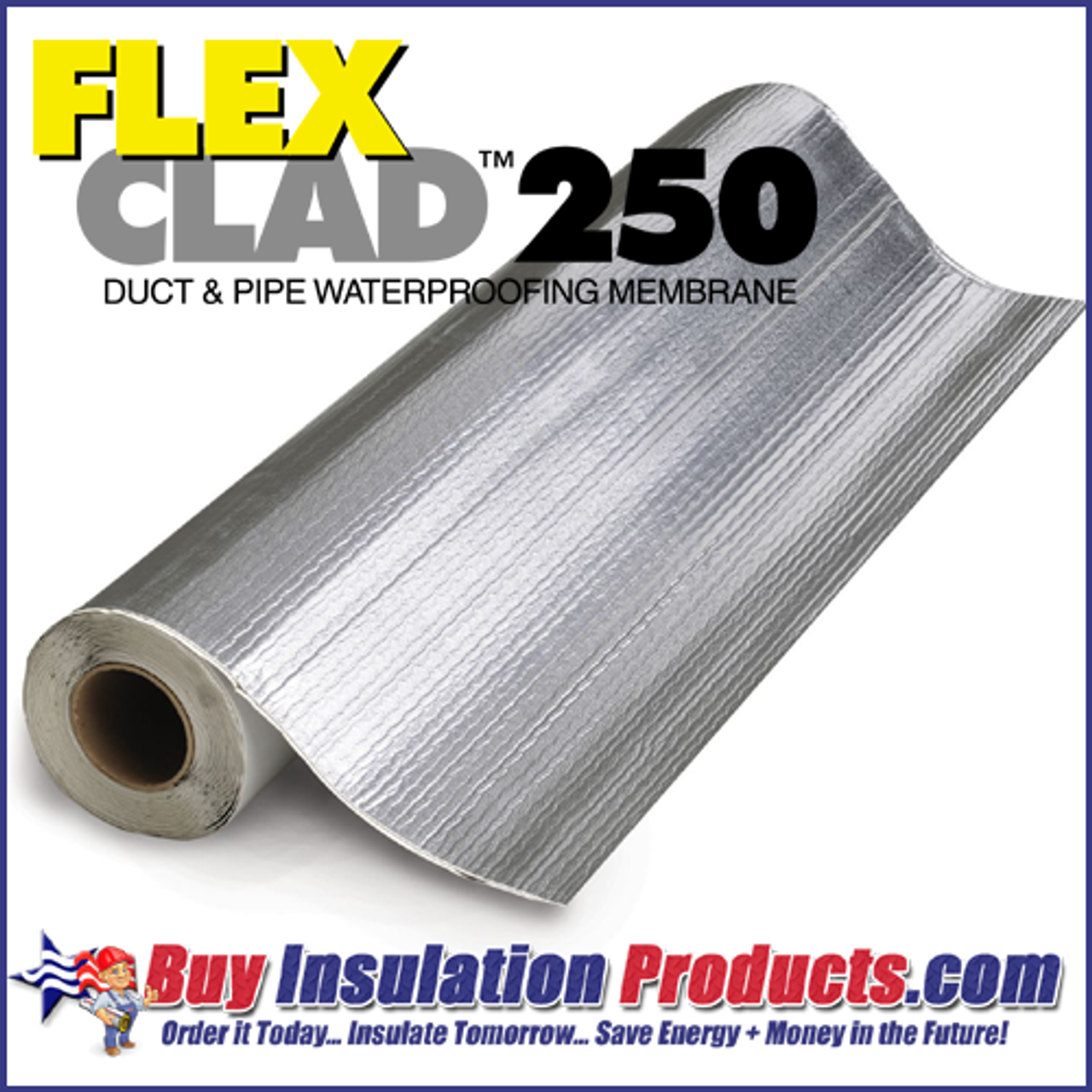FlexClad 250 Outdoor Aluminum Waterproofing Membrane