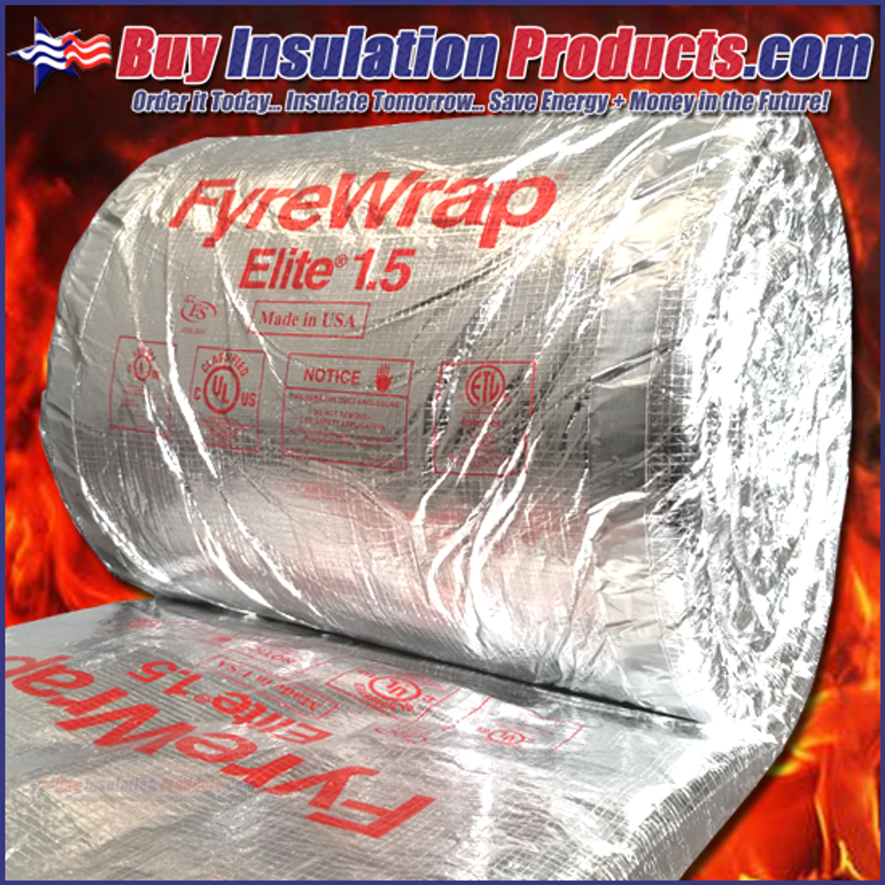 Unifrax Fyrewrap Elite 1.5 Grease Duct Insulation