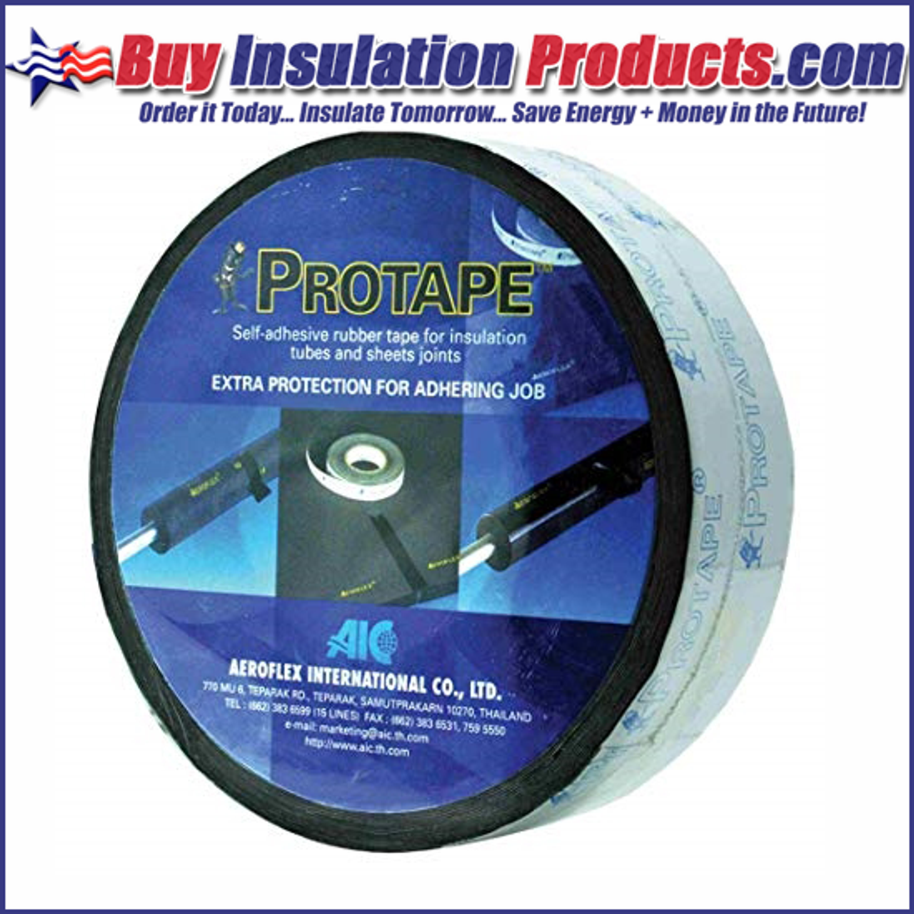 Aeroflex USA, Inc. Aerotape® Self-Adhesive Insulation Foam Tape