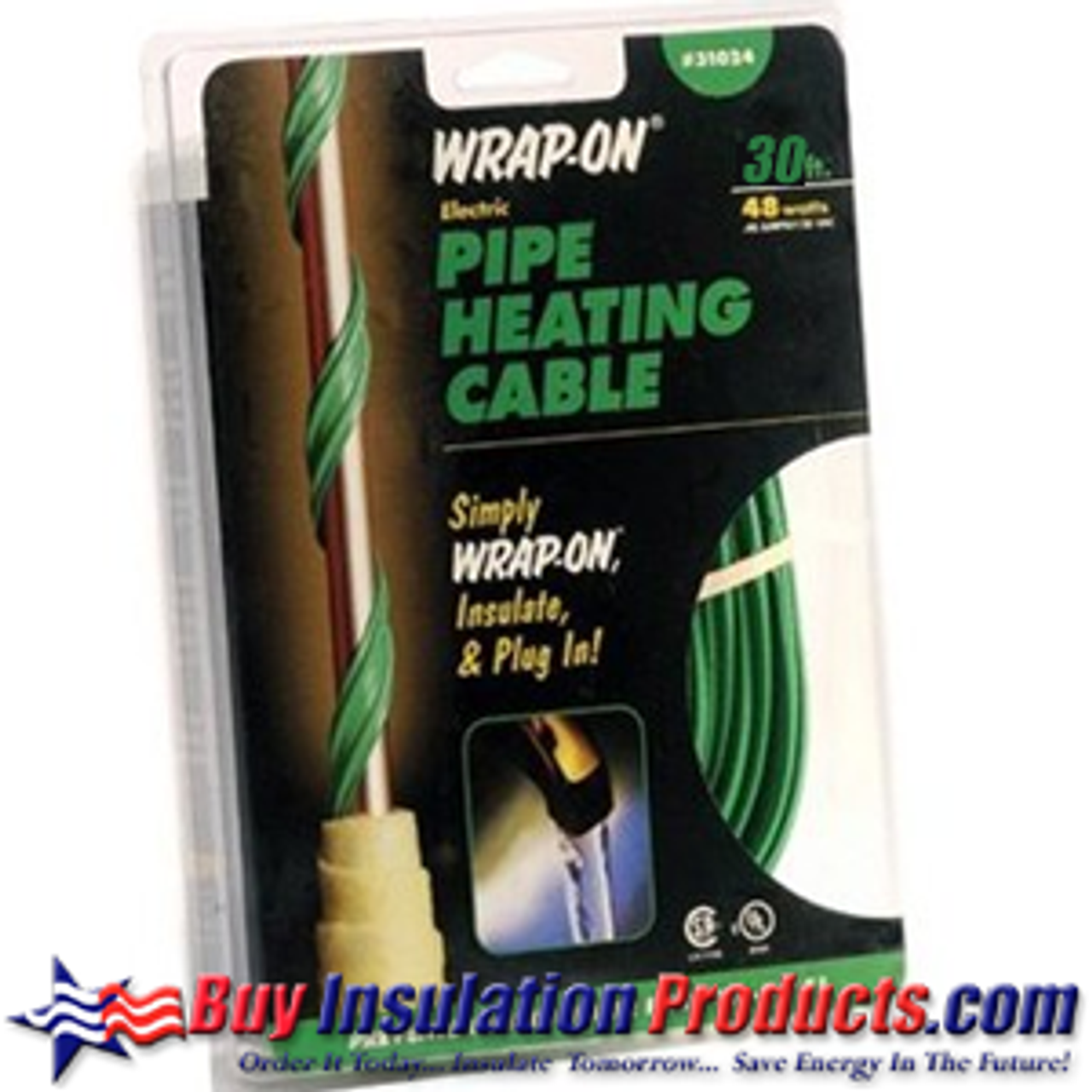 30 ft. Wrap-On Waterline and Pipe Heating Cable