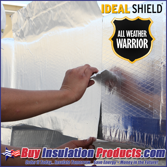Ideal Seal 777 Insulation Cladding | Alumaguard Duct Wrap