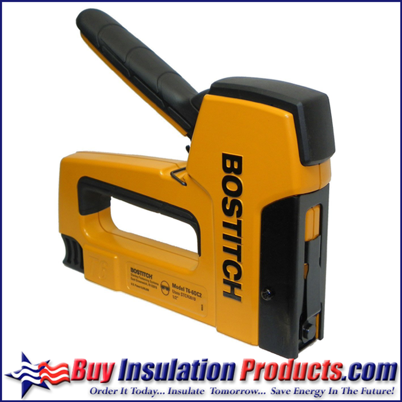 Bostitch PowerCrown T6 Stapler Outward Clinch Tacker