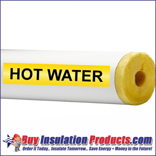Hot Water Pipe Label Pipe Identification Stickers