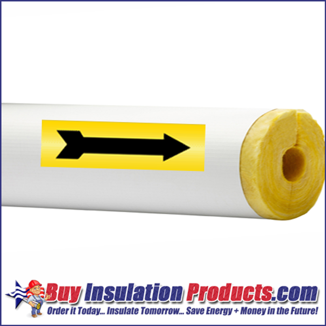  Pipe Insulation - Yellow / Pipe Insulation / Pipe