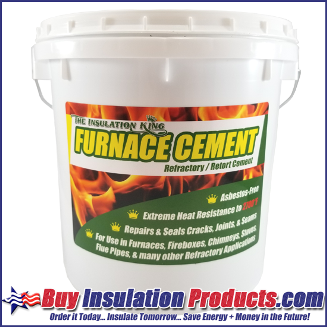 High Temp Refractory Mortar/Glue (Pint)- - Ceramic Supply USA