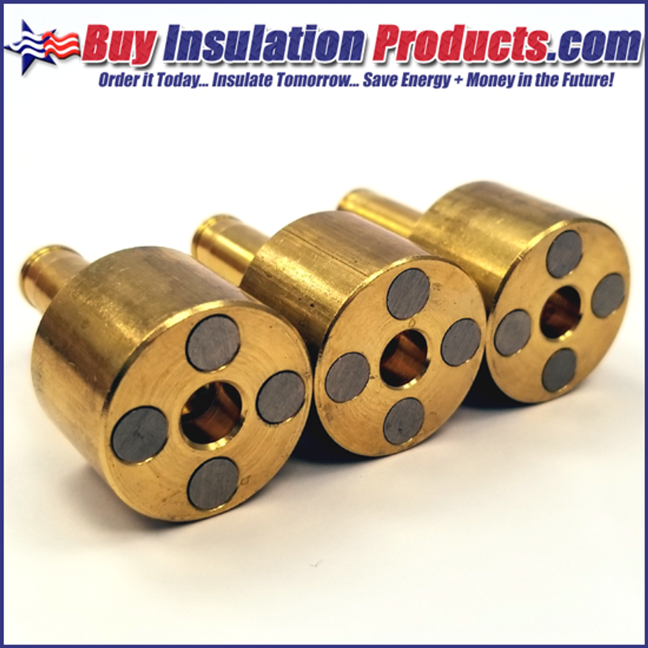 højen at føre Spis aftensmad Brass Magnetic Collets - 3 Pack | Buy Insulation Products