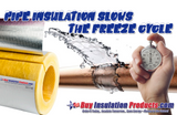 Pipe Insulation Extending the Time to Freeze Cycle