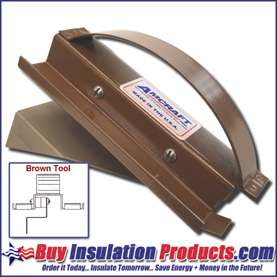 Female Shiplap Gray Duct Board Tool