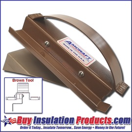 Male/Female Combo Brown Duct Board Tool