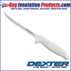 Dexter Russel 5 1/2" Utility Serrated Soft White Handled Knife