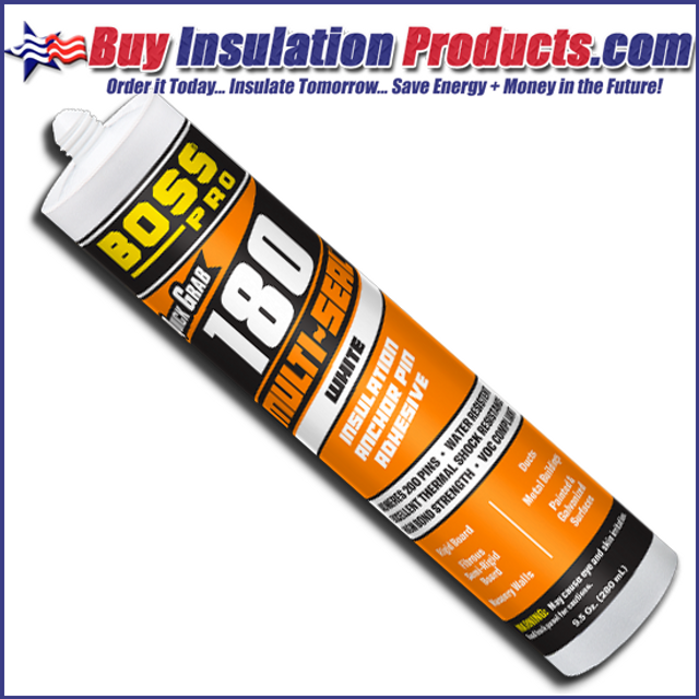Boss 180 MultiSeal Insulation Stick Pin Adhesive