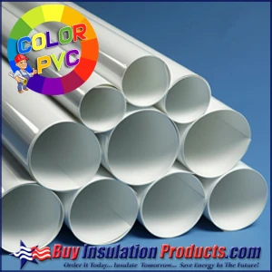 Color PVC Pipe Insulation Jacketing