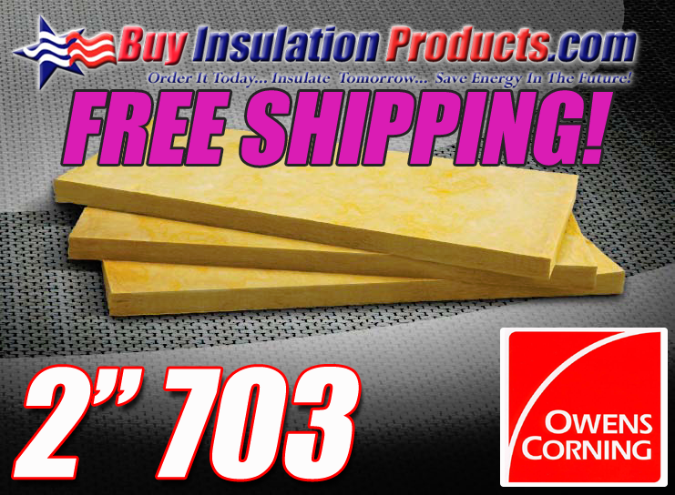 Owens Corning 703 Rigid Fiberglass Acoustic Panels
