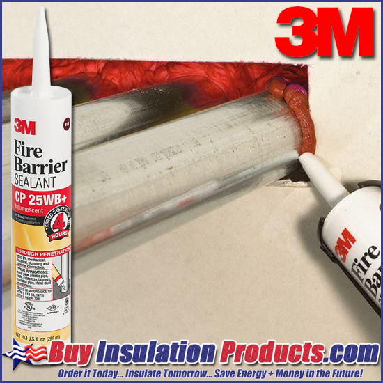 LastexBased 3M CP25WB+ Fire Caulk Barrier Sealant