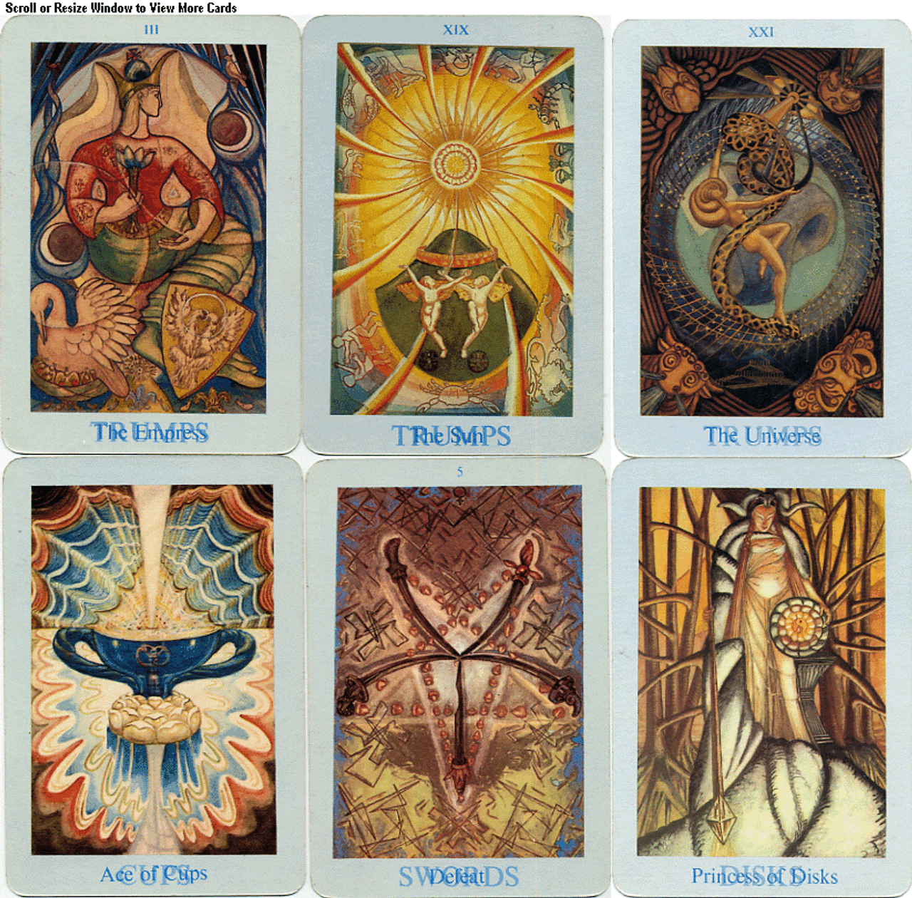 The Llewellyn Tarot The Tarot Garden
