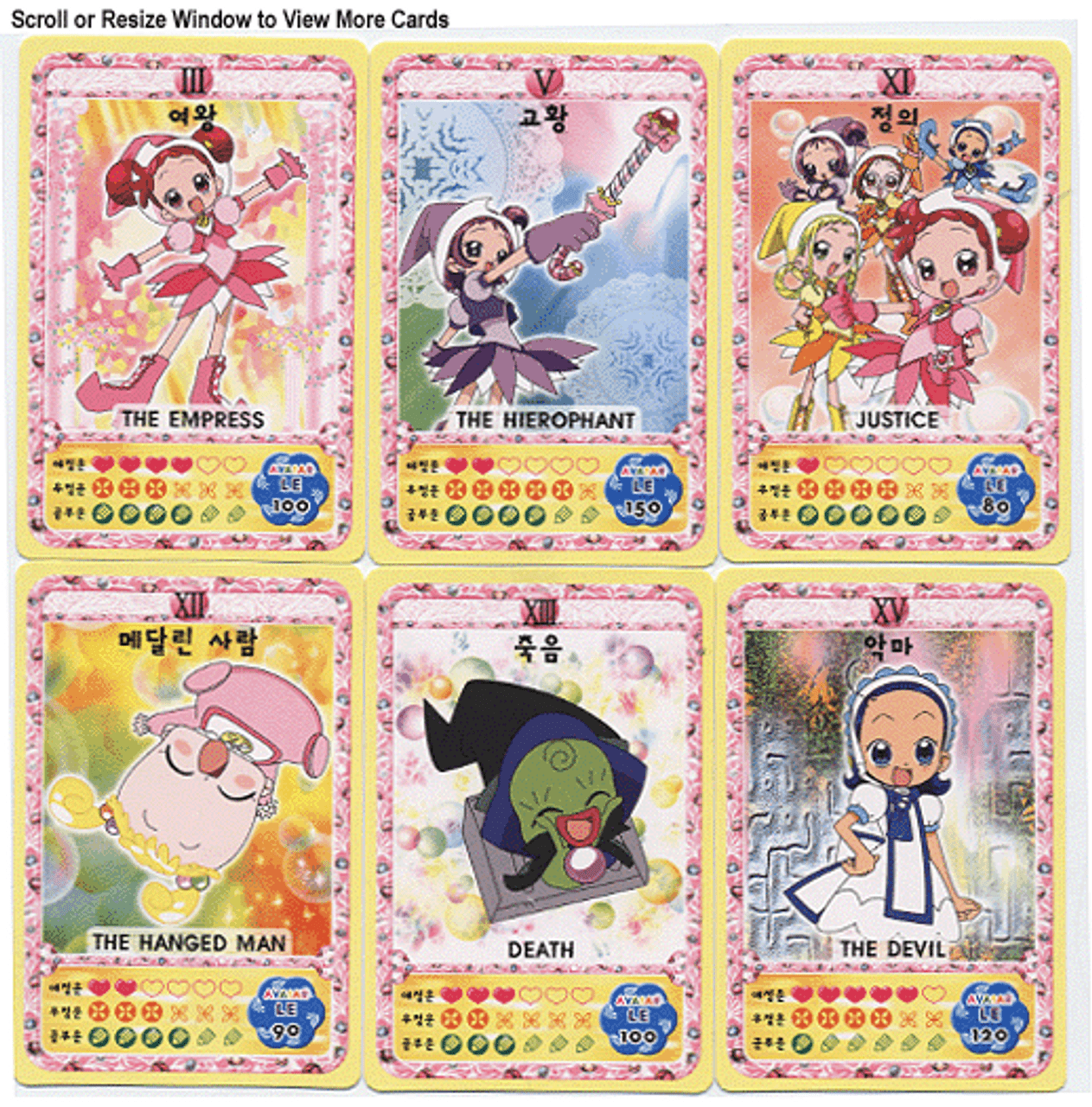 Ojamajo Doremi Tarot Style 1 The Tarot Garden