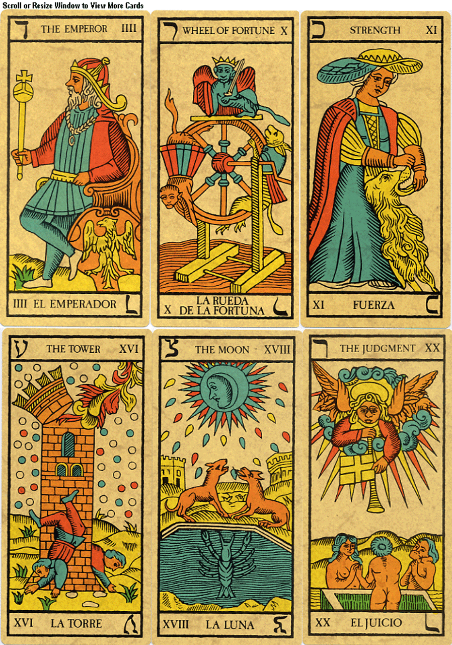 22 Arcanos Mayores (SpanishEnglish Tarot) The Tarot Garden 22 Arcanos Mayores (SpanishEnglish Tarot) The Tarot Garden