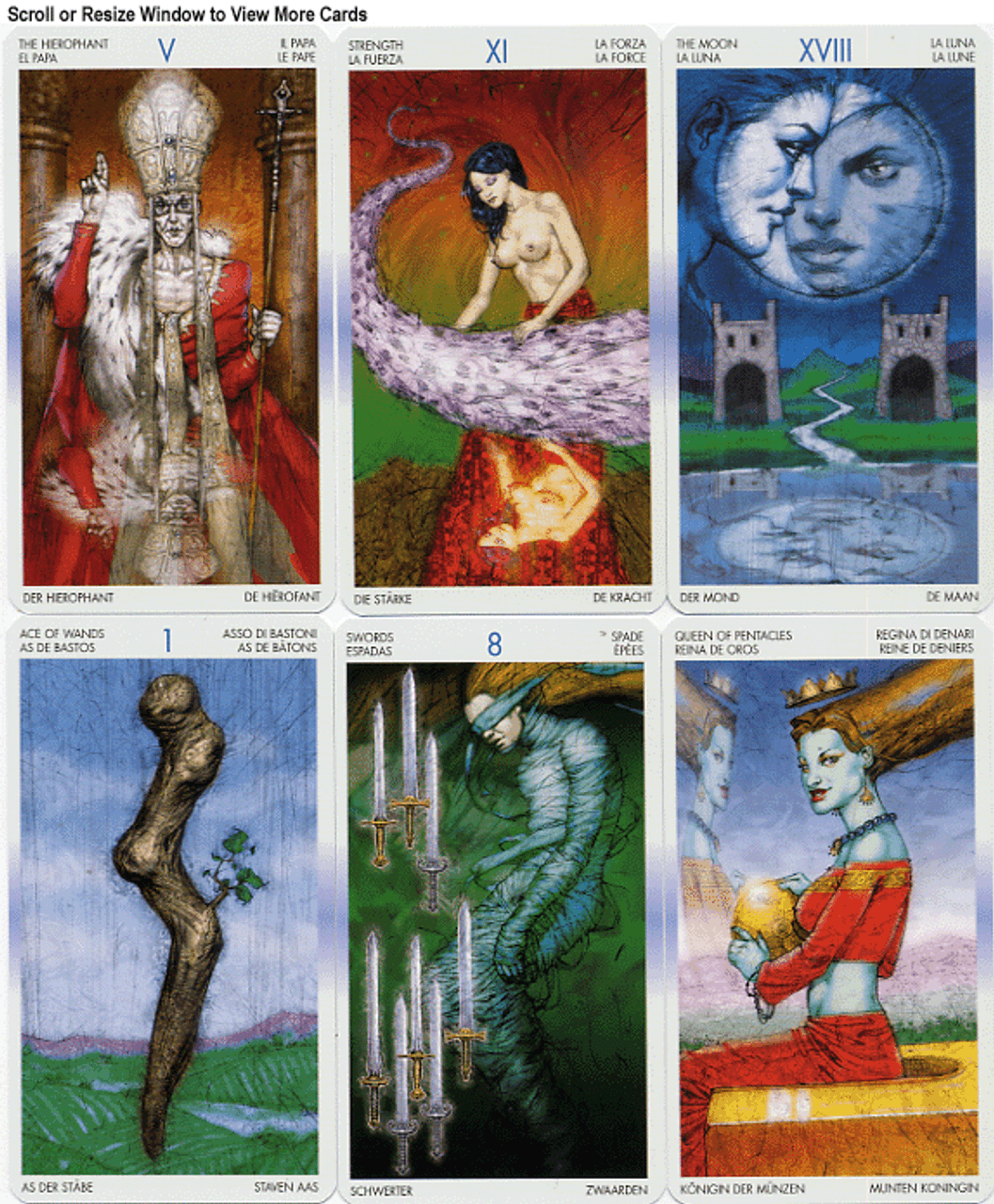 【タロット】TAROT OF REFRECTIONS★ Tarot of Reflections - The Tarot Garden