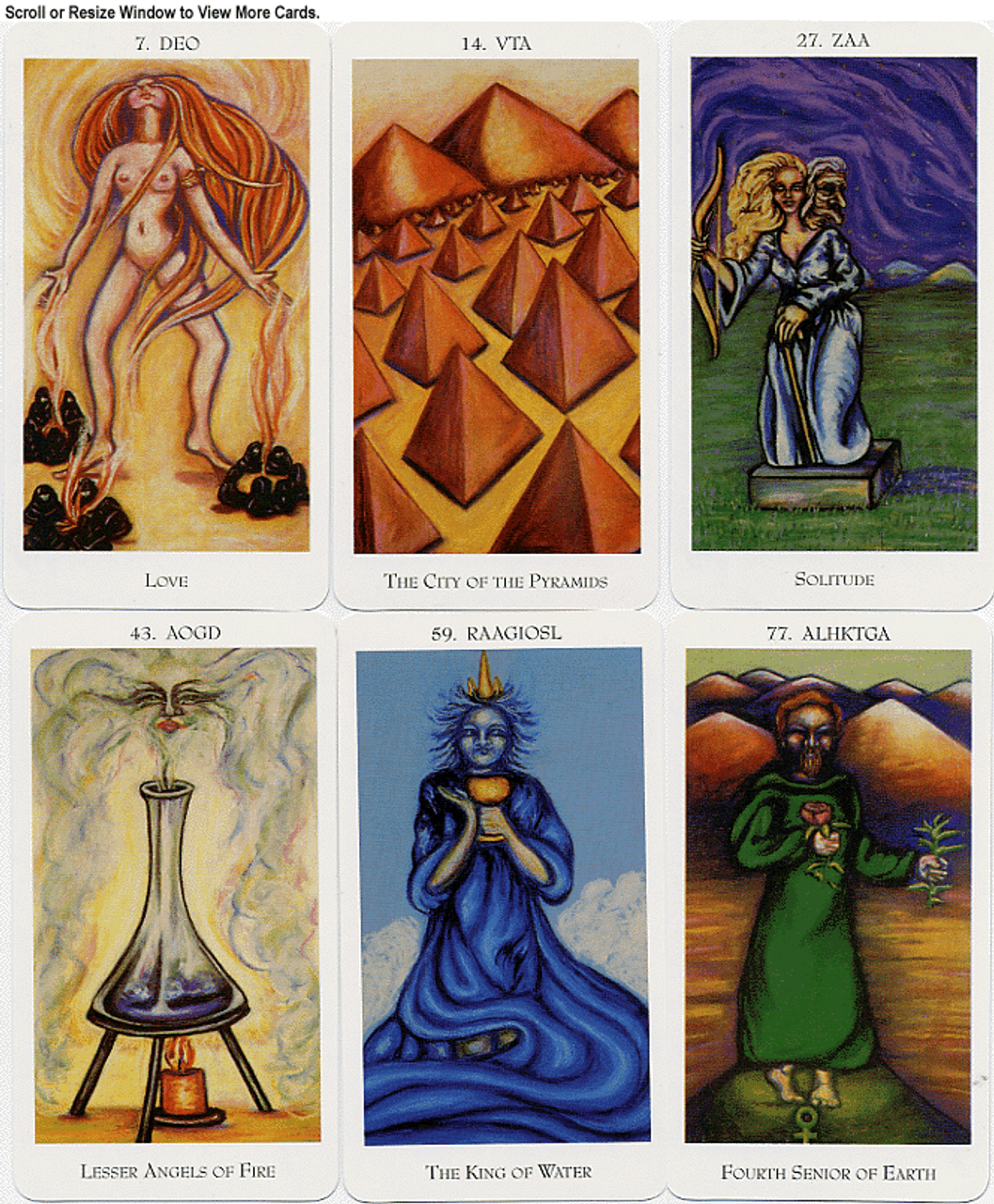 THE ENOCHIAN TAROT レア 絶版 未開封 The Enochian Tarot - The Tarot Garden
