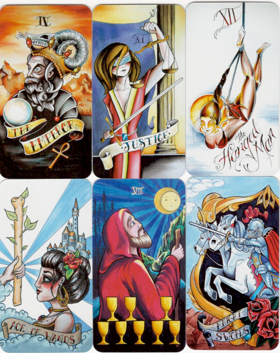 Eight Coins Tattoo Tarot - The Tarot Garden
