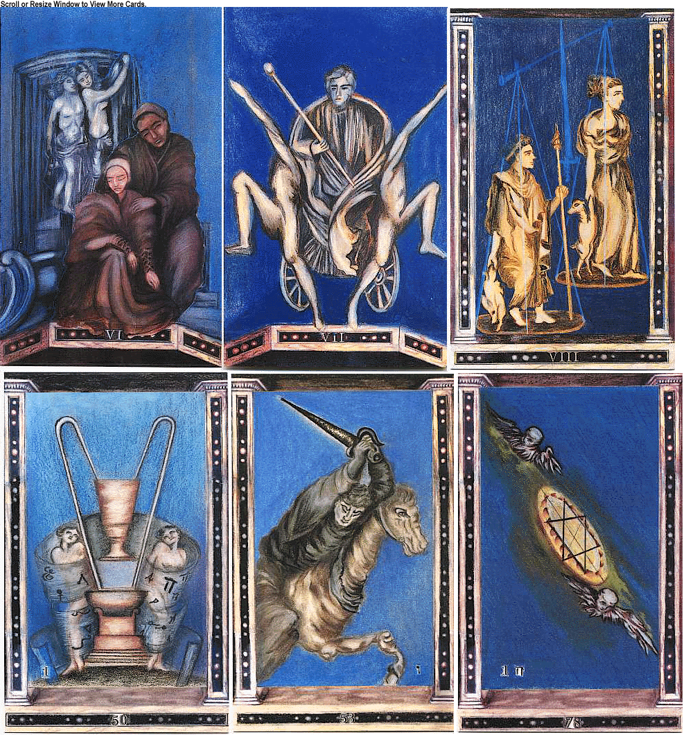 絵画 i Tarocchi nei colori della Toscana i Tarocchi della Riniscita - The Tarot Garden