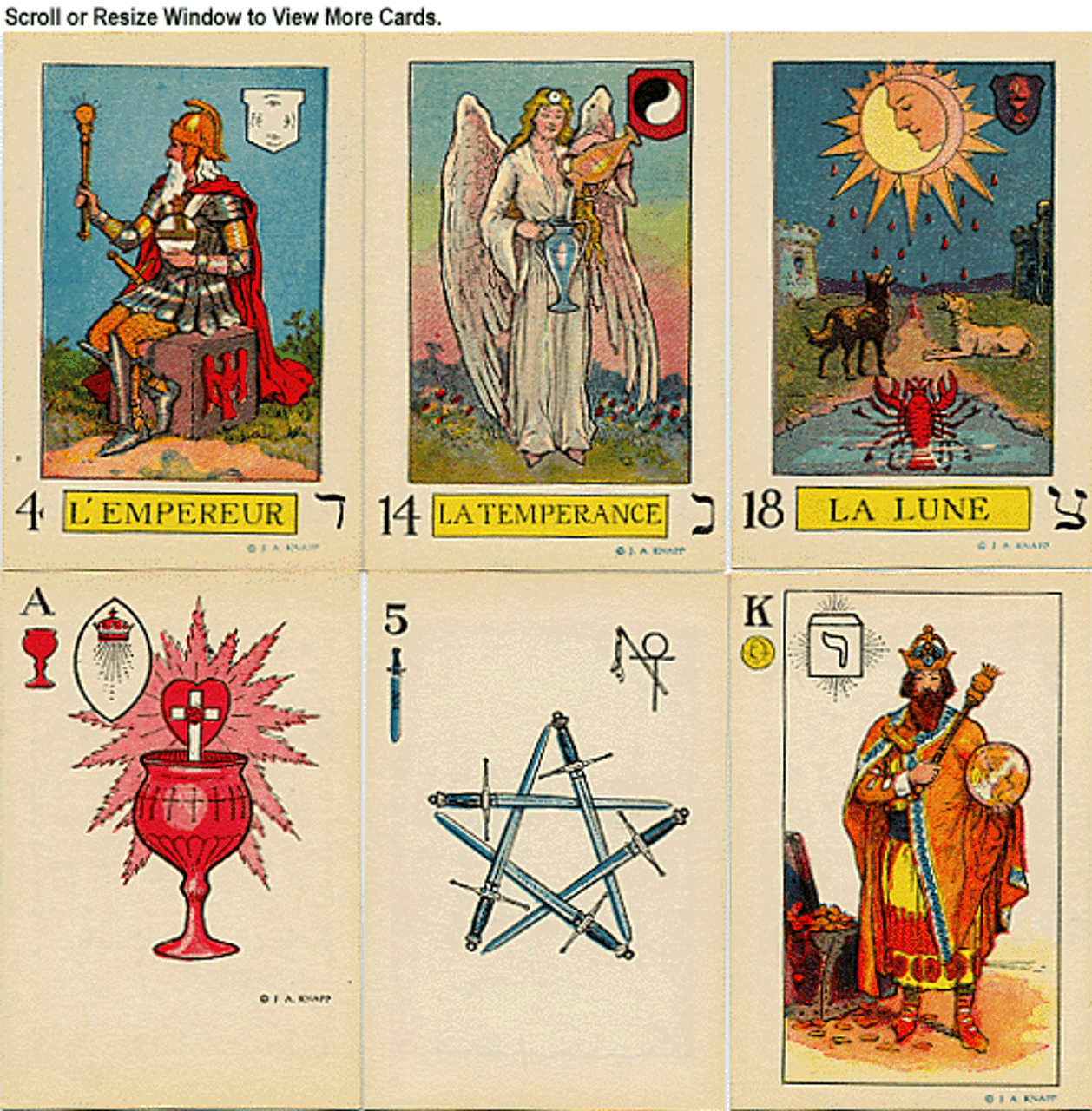 Knapp Tarot - The Tarot Garden