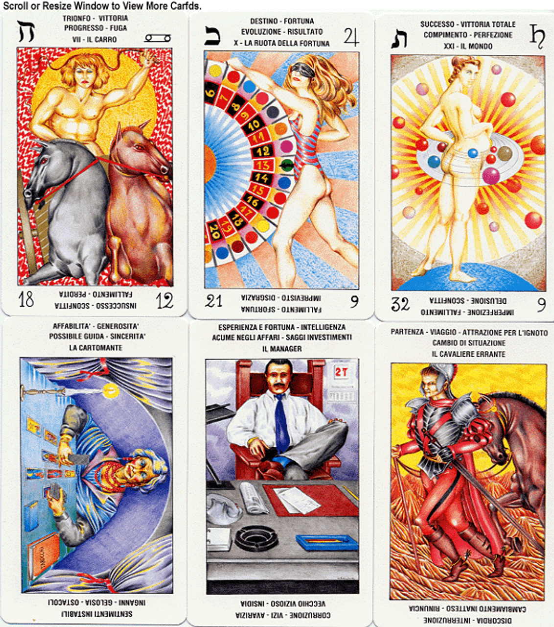 Le Carte Parlanti Della Sibilla The Tarot Garden Le Carte Parlanti Della Sibilla The Tarot Garden