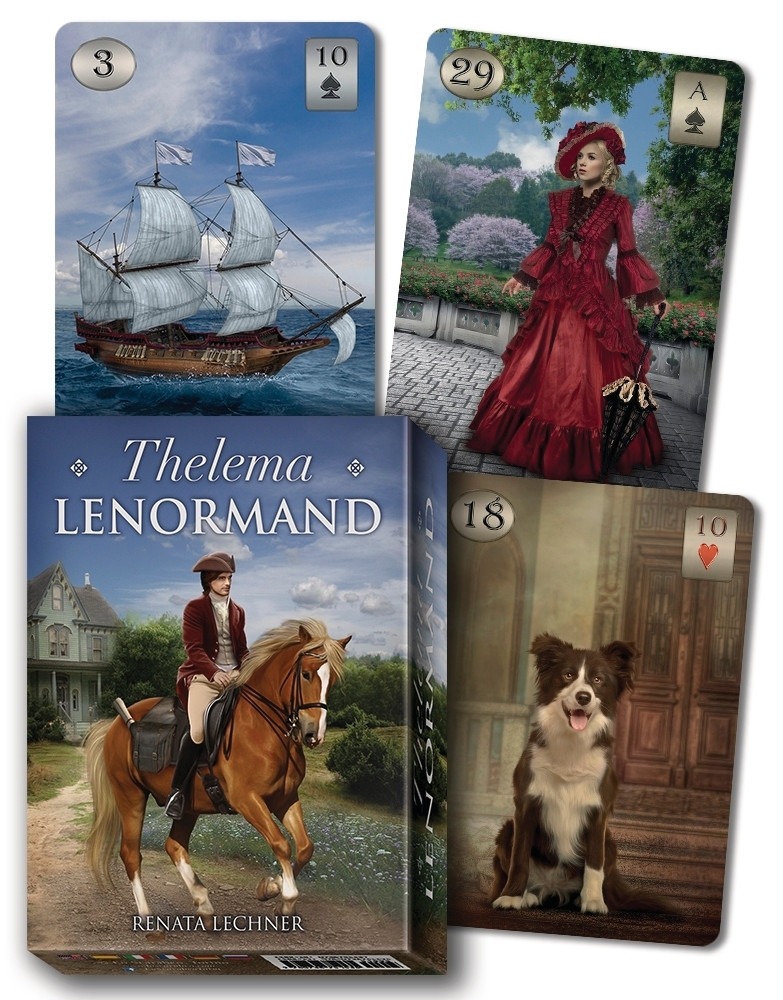 Cartes Astro Mythological Mlle Lenormand - 52 Cartes Sans Boîte - Édition Grimaud