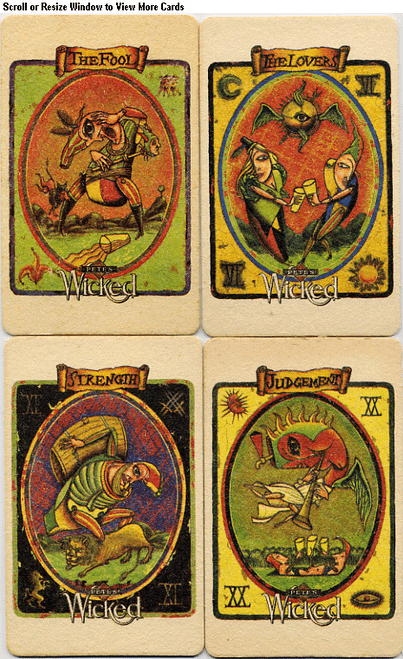 Pete's Wicked Ale Tarot Coasters